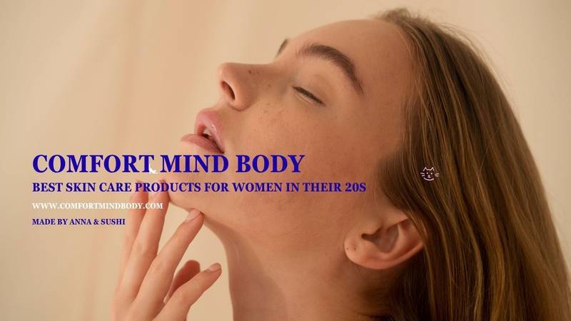Skincare in your 20s infographic showing core routine products, optional active ingredients, and products to skip